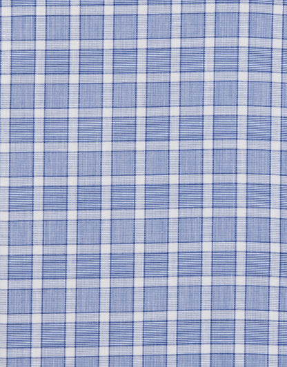 London Blue & White Check Shirt