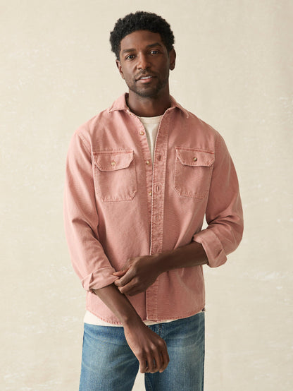 Canvas Overshirt Gömlek - Gün Batımı