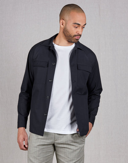 Tamaki Overshirt Ceket - Gece