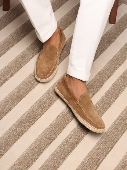 Bej Süet Seaside Loafer